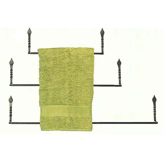 32" Tulip Twist Towel Bar